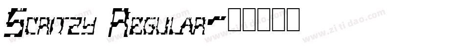 Scritzy Regular字体转换